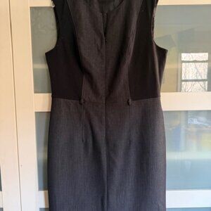 Calvin Klein Dress, Front zip, Grey, size 10/12